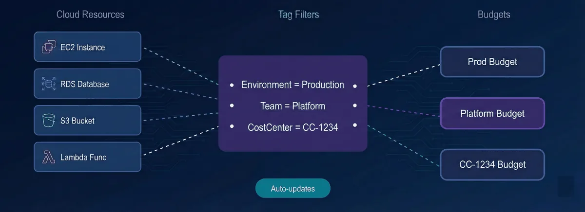 Tag-Based Budget Mapping